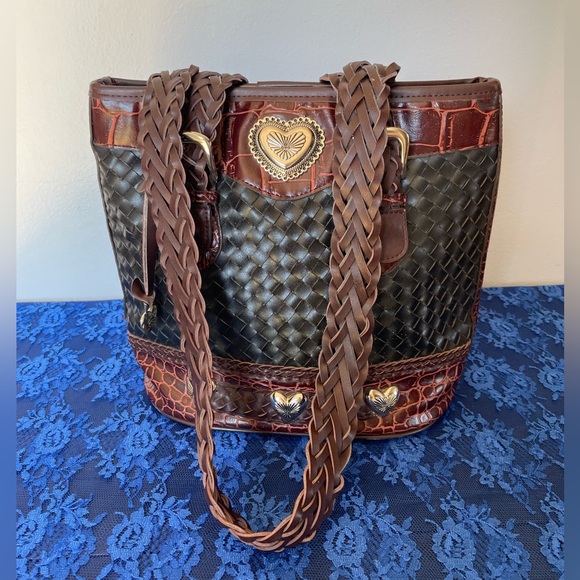 Handbags - Western Style Black & Brown Shoulder Bag